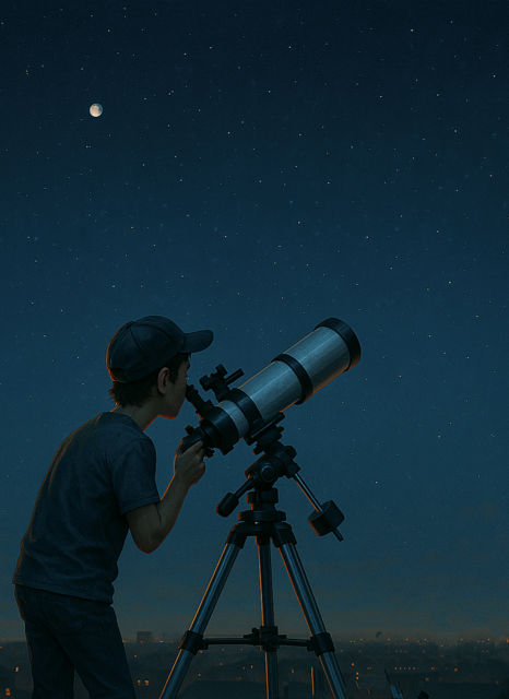 un refractor para cielo profundo