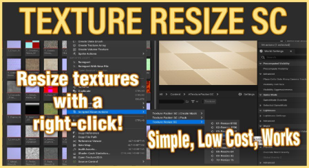 Unreal Engine Marketplace - Texture Resize SC (4.27, 5.0-5.1)