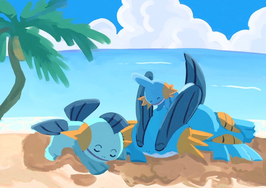 mudkip-swampert-and-marshtomp-pokemon-an