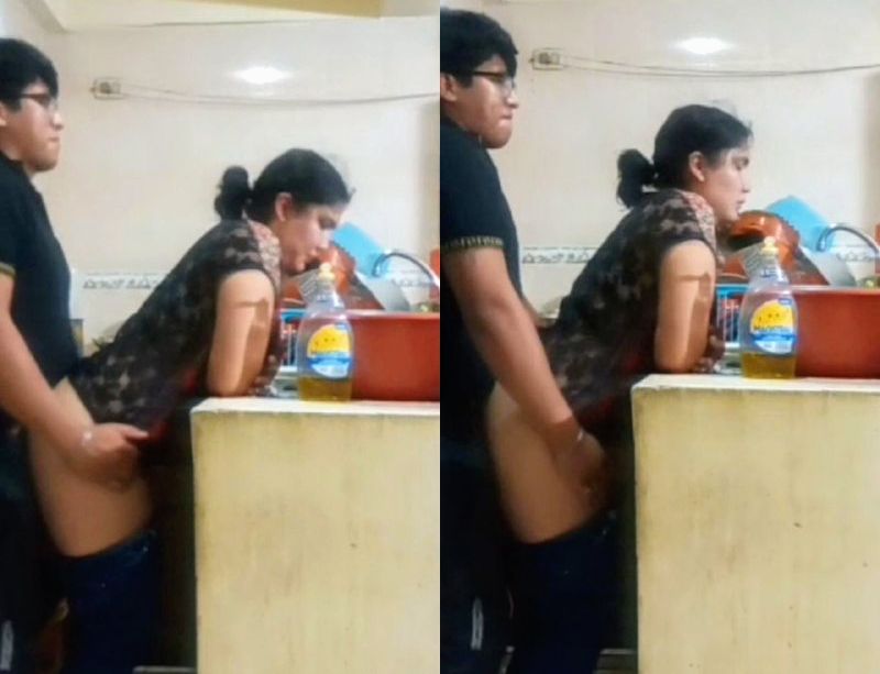 Desi couple hardcore fucking in kitchen sex video