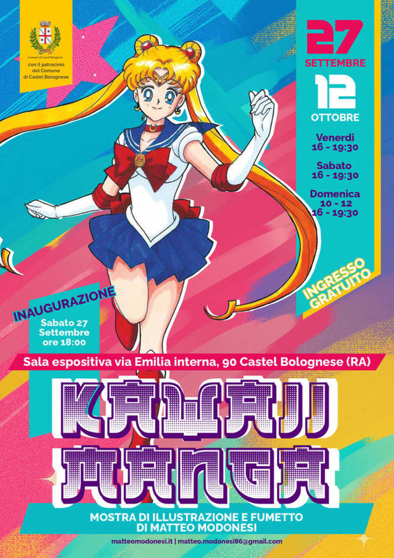 “Kawaii Manga”: dal 27 settembre al 12 ottobre la mostra di Matteo Modonesi nella sala espositiva