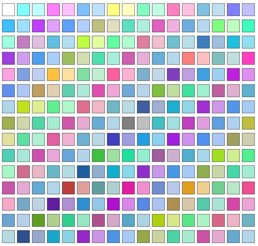 Span of 8-color basis