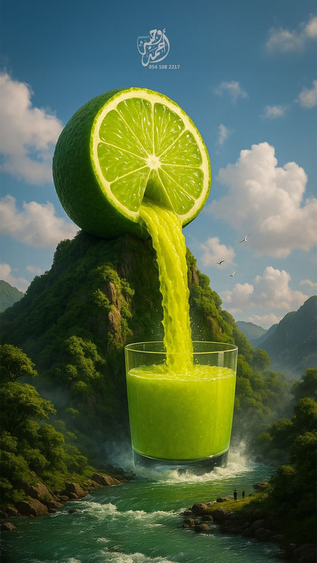 عصير اللومي اللذيذ