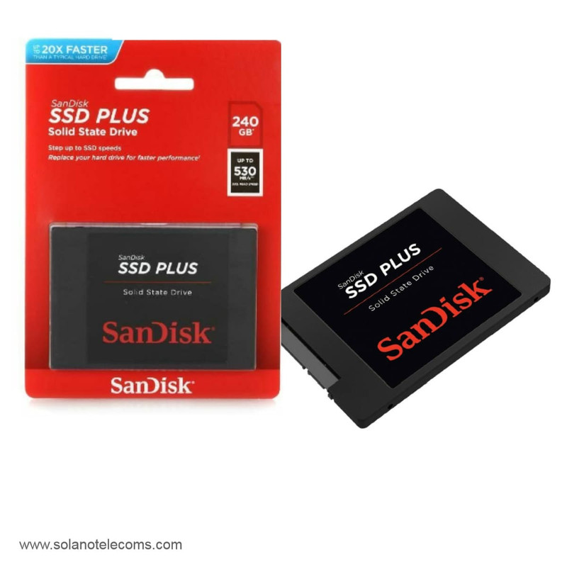 SanDisk SSD PLUS - Unidad en estado sólido - 240 GB | Solano Telecom &  Services