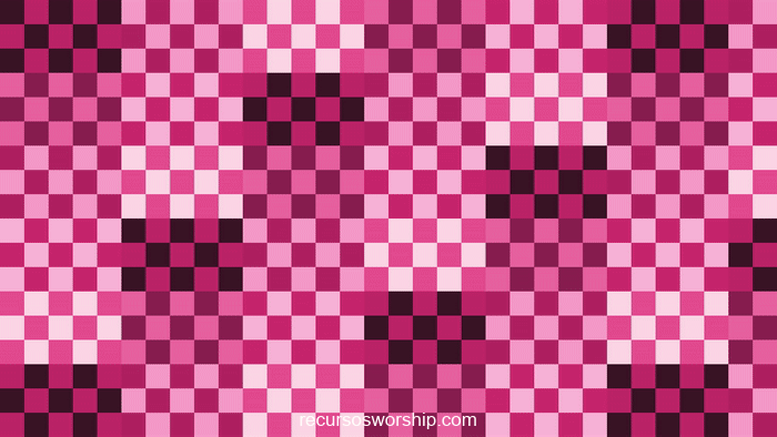 loop vj píxeles magenta damero