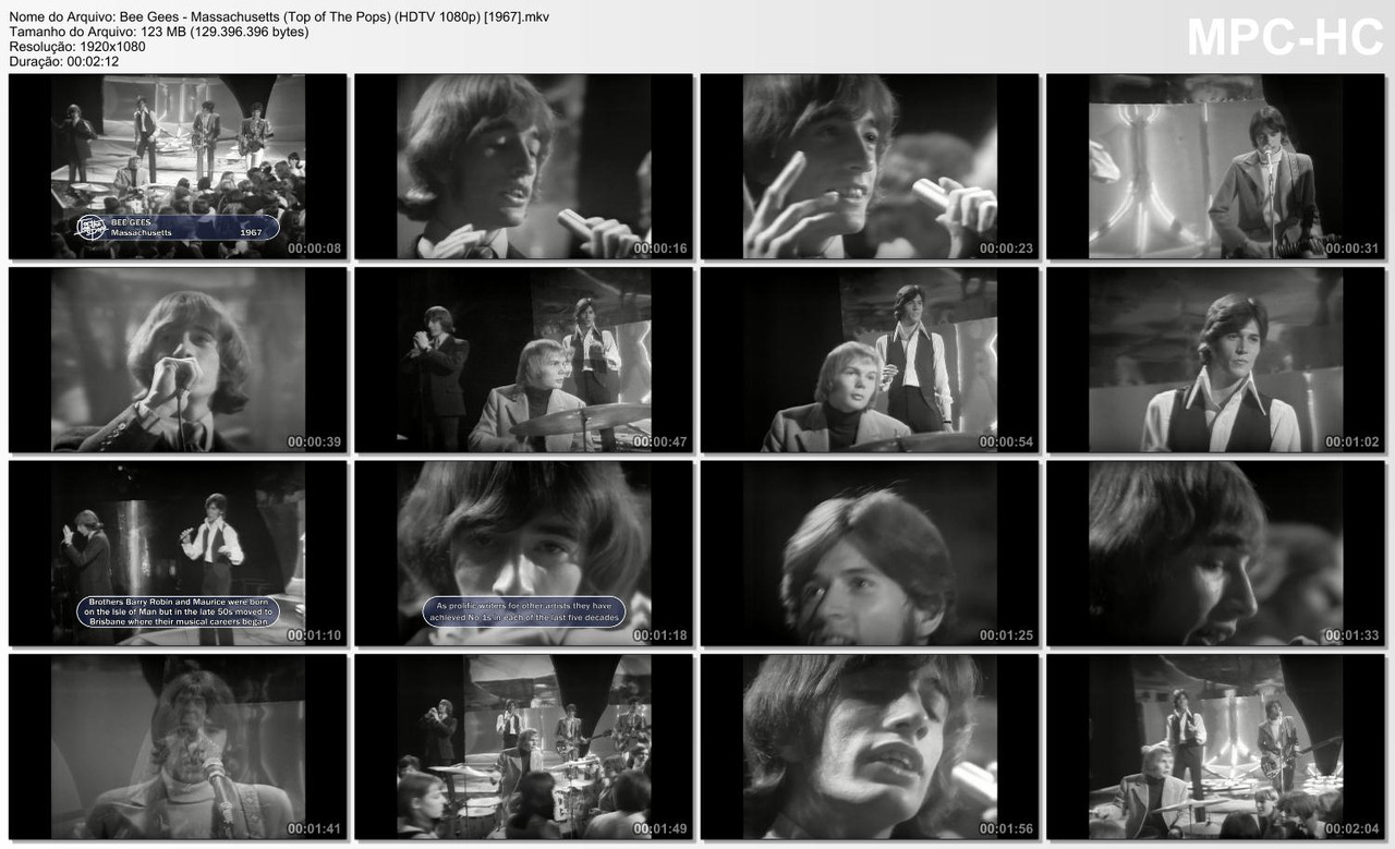 Bee Gees - Massachusetts (Top of The Pops) (HDTV 1080p) [1967]
