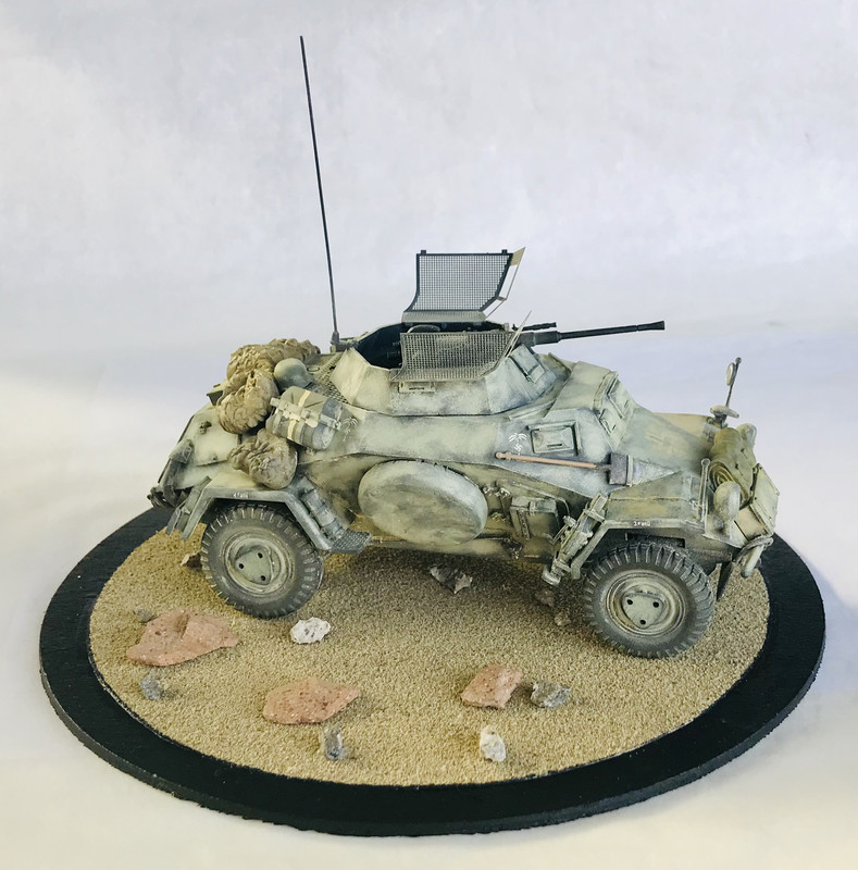 Sdkfz 222 5. Light Division, Libya 1941 Tamiya 1/35 - Armor