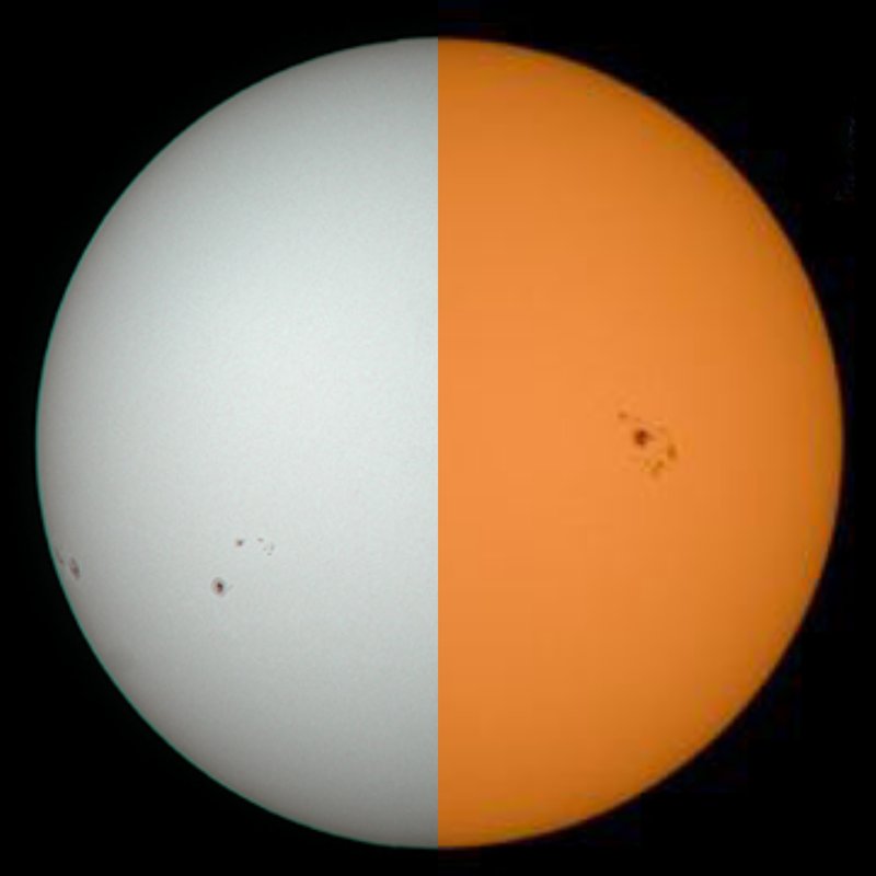 filtros solares para telescopio -el mylar contra polgono negro