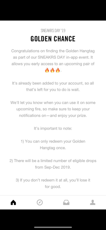golden hangtag nike