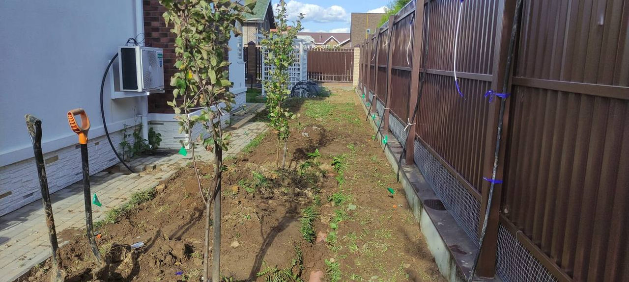 монтаж автоматического полива