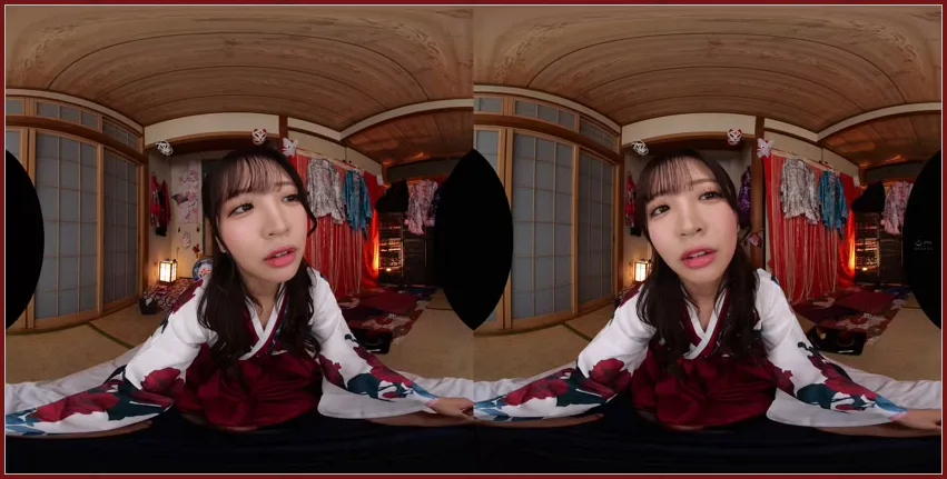 SAVR-570 8KVR Secretly inserting raw material under her skirt and cumming like crazy! - Aya Konami L