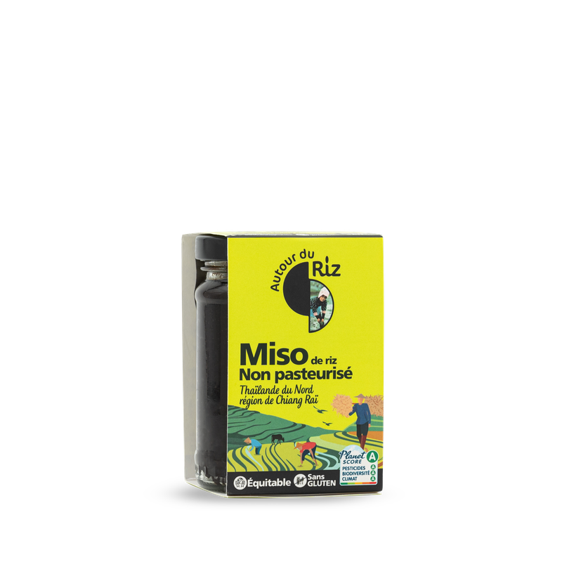 Miso non pasteuris&eacute; Commerce &eacute;quitable, Autour du Riz, 250g