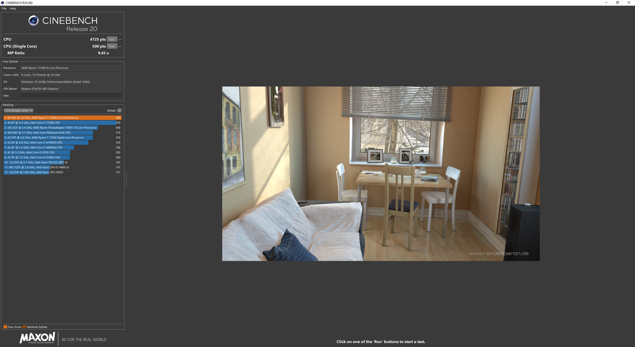 3700x R20 default stock cooler