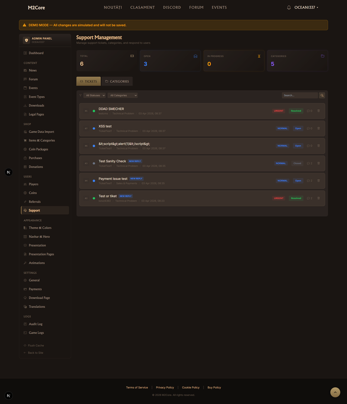 screencapture localhost admin support 2026 04 03 10 54 00