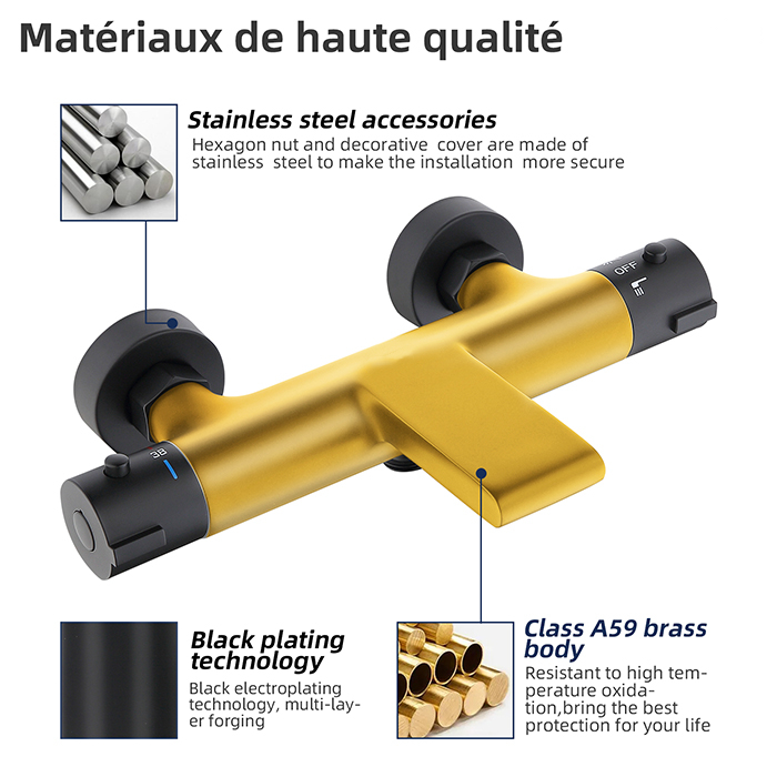 Mitigeur Thermostatique Bain Douche Noir Robinet De Baignoire Cascade Robinet De Douche En Laiton Design Elégant 16 Mitigeur Thermostatique Bain Douche Noir Robinet De Baignoire Cascade Robinet De Douche En Laiton Design Elégant -Grohe || Hansgrohe Soldes Magasin AAHKMJXYDAFdJAOAIMEbOAchaYtjpIZUujpRpTo0CnZOZcImxXj4jYxLcaOVheAcW4sPYVARB15D QOULb1oC A