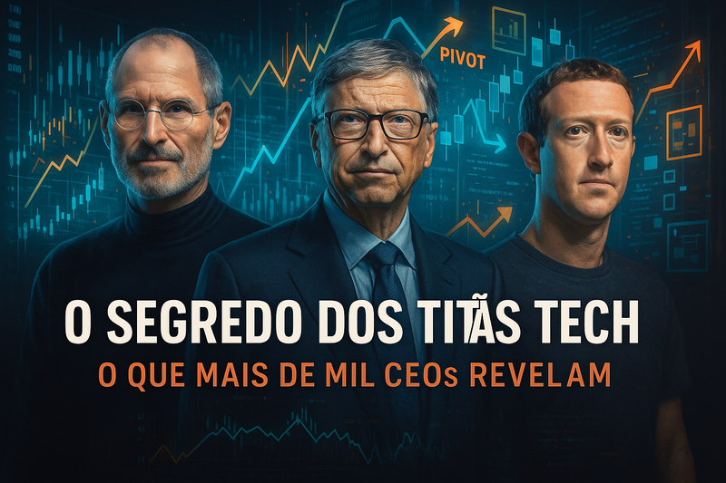 O Segredo dos Titãs Tech: O Que Mais de Mil CEOs Revelam Sobre o Sucesso de Jobs, Gates e Zuck – E Por Que Você Pode Estar Ignorando Isso
