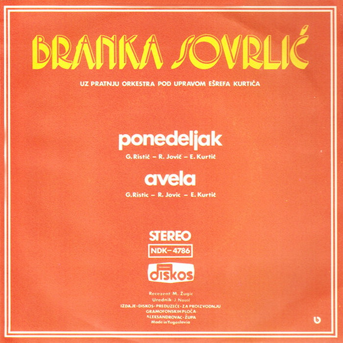 Branka Sovrlic 1978 z