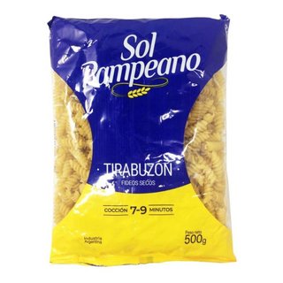 2038 | Fideos Sol Pampeano Tirabuzon X 500 Grs