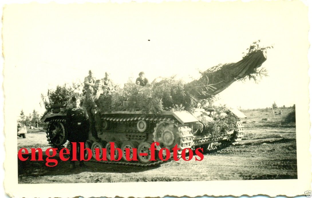 PANZER - STURMGESCHÜTZ - TARNUNG   Super Eingede