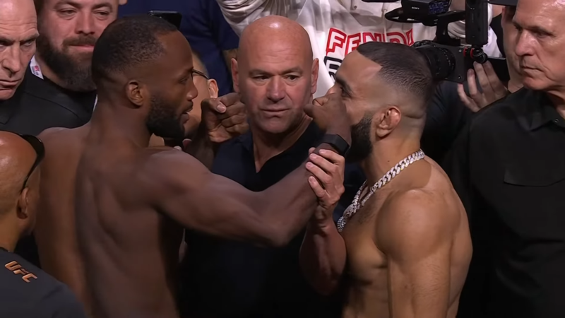 Бойците от UFC 304 лице в лице за последно преди битките