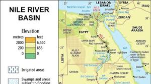 Map and Landscape of the Nile