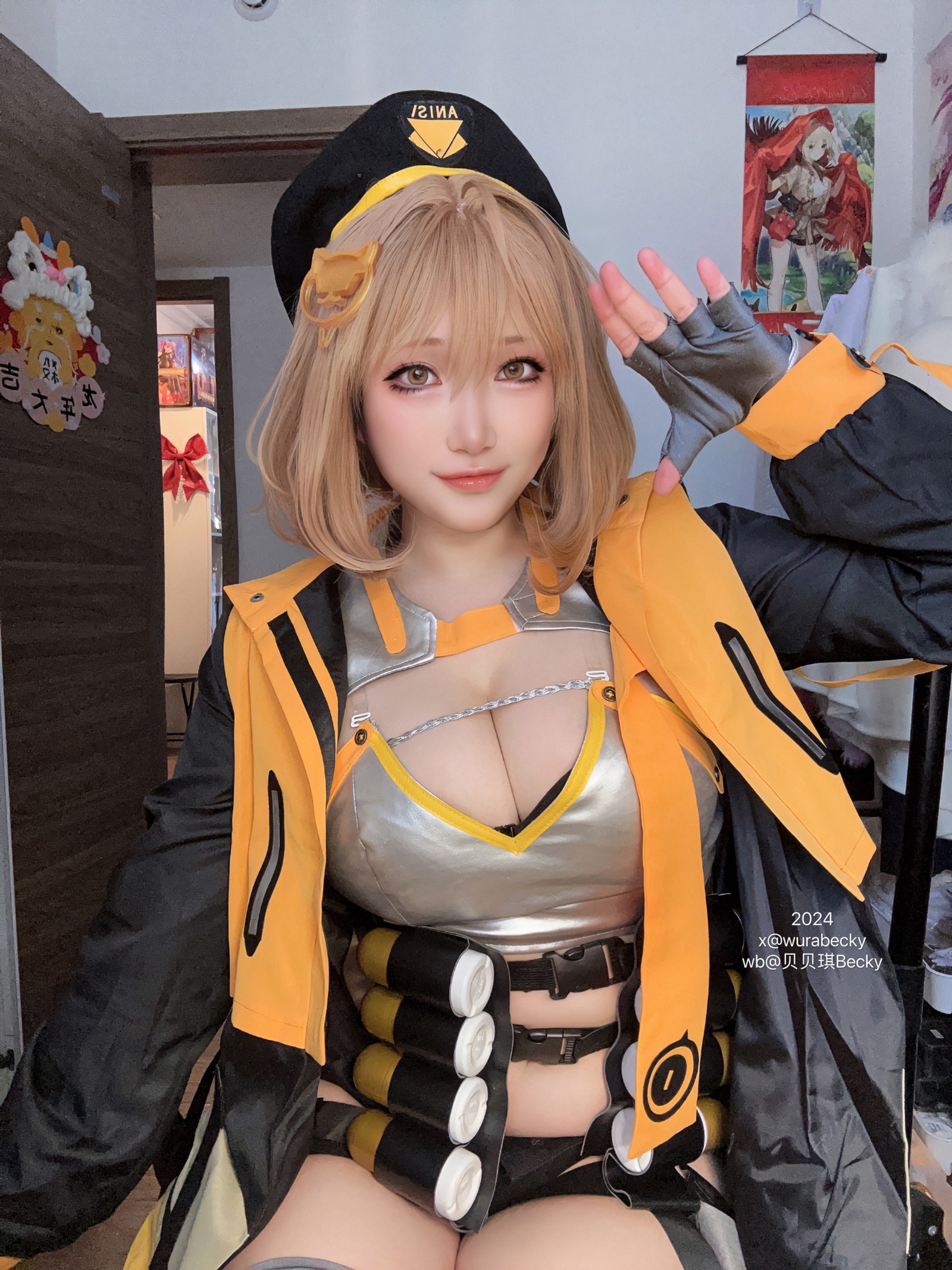 贝贝琪 Becky 阿妮斯 官方风 Cosplay 写真＋视频合集（40P｜4V｜327MB）插图1