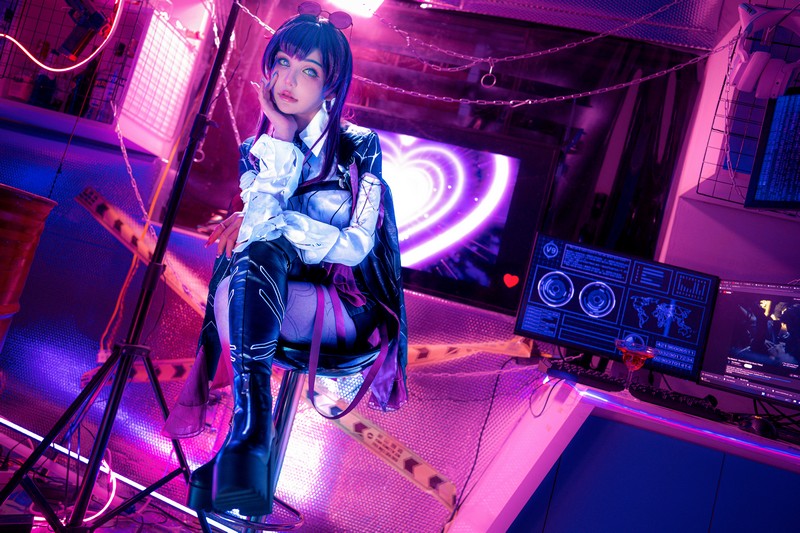 Joyce Lin2x Kafka Cosplay Honkai Star Rail 高清写真 65P插图6