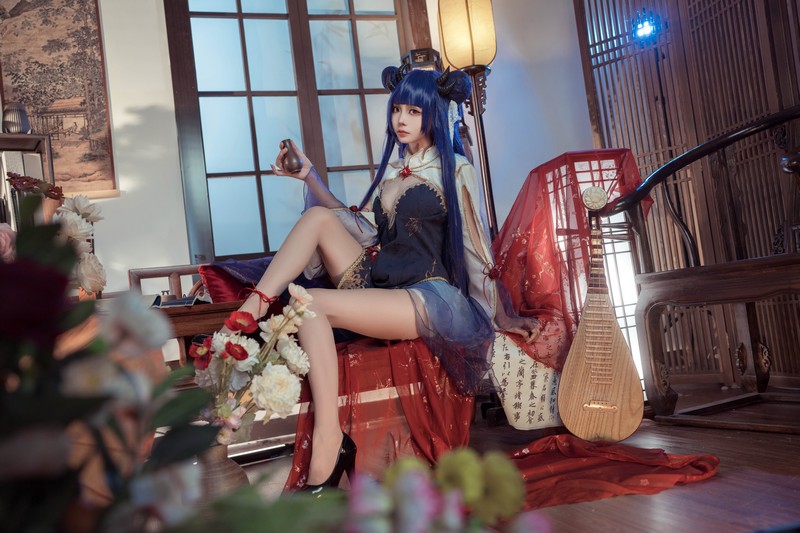 艾西Aiwest 伊吹新年旗袍Cosplay写真图集 新年主题高清图集 35P (396.8M)插图3
