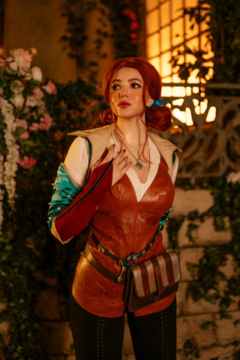 Alina Becker 特莉丝 Triss Merigold Cosplay 巫师系列高清写真【37P-150M】插图
