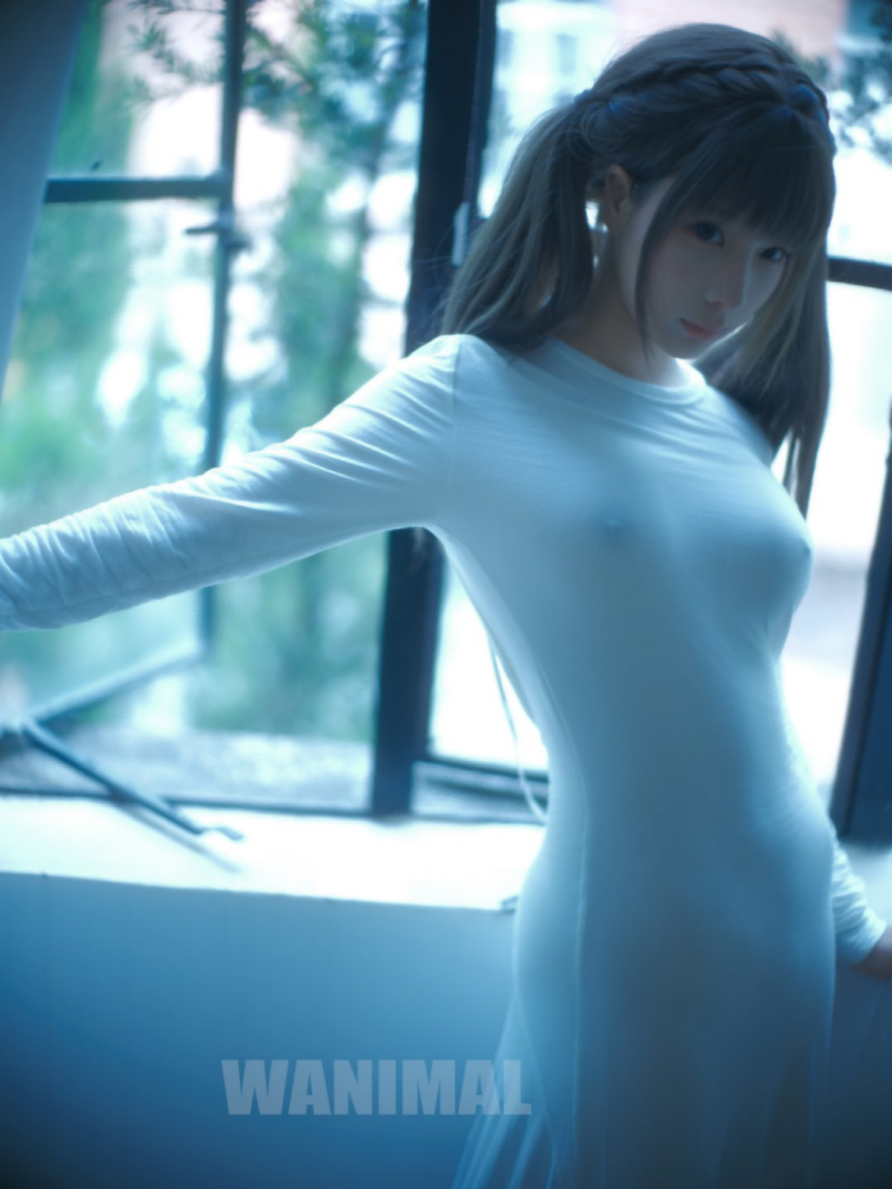 蠢沫沫王动作品集，蝴蝶结与长发的冷峻美学，104P+1视频插图2