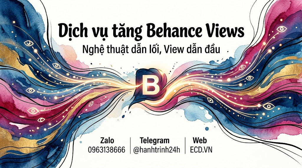 tăng behance views chất lượng cho creative
