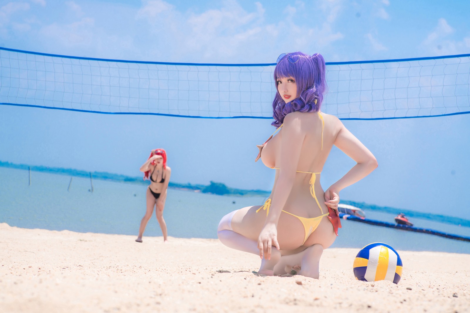 刺青Poi 沙滩排球 Cosplay｜夏日主题 写真合集（含隼隼子）【40P｜667.8MB】插图4