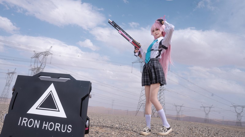 艾西Aiwest 星野Cosplay写真图集 碧蓝档案角色高清美图 49P (290.6M)插图1