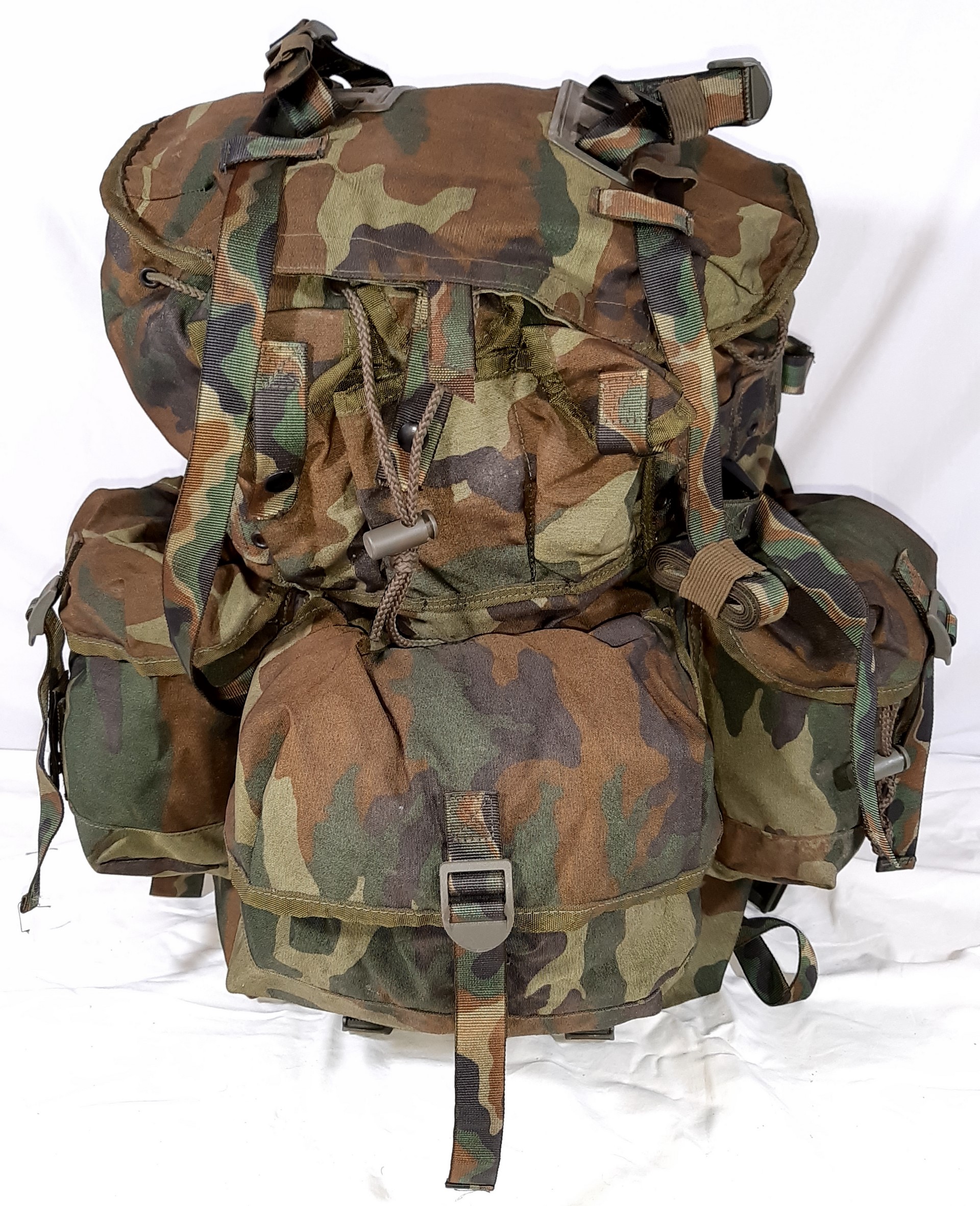 Zaino Vegetato FERRINO Militare TBL 90 Litri Esercito Italiano Tattico Modulare 75395 Senza Due Tasche Aggiuntive - Foto 3