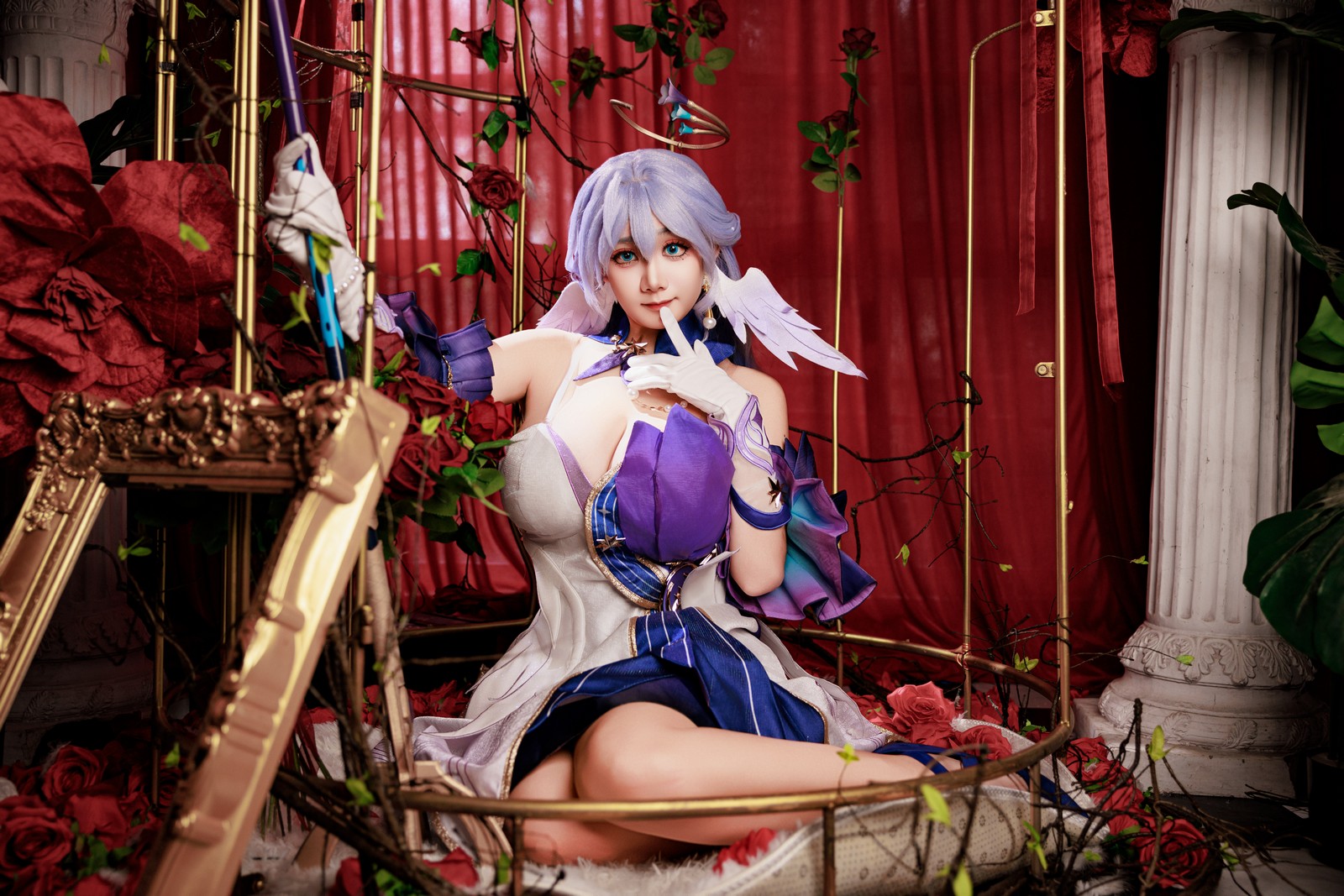 阿雪雪写真崩坏星穹铁道·知更鸟Cosplay图集（90P+1V / 1.04G）高清写真插图