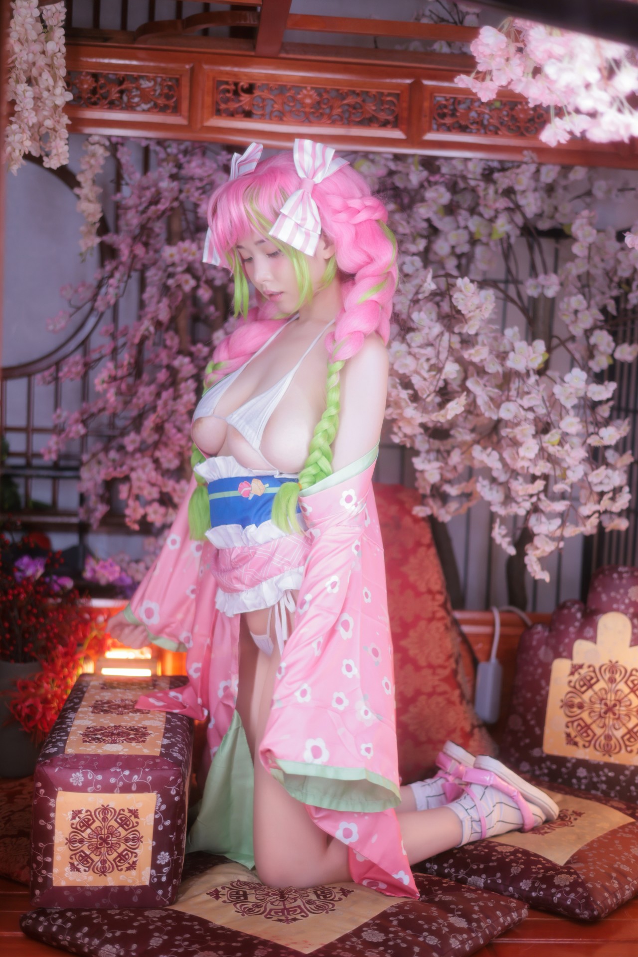 Yeon Woo (연우)，桃色心动！唯美日系场景里的梦幻COS美人插图9