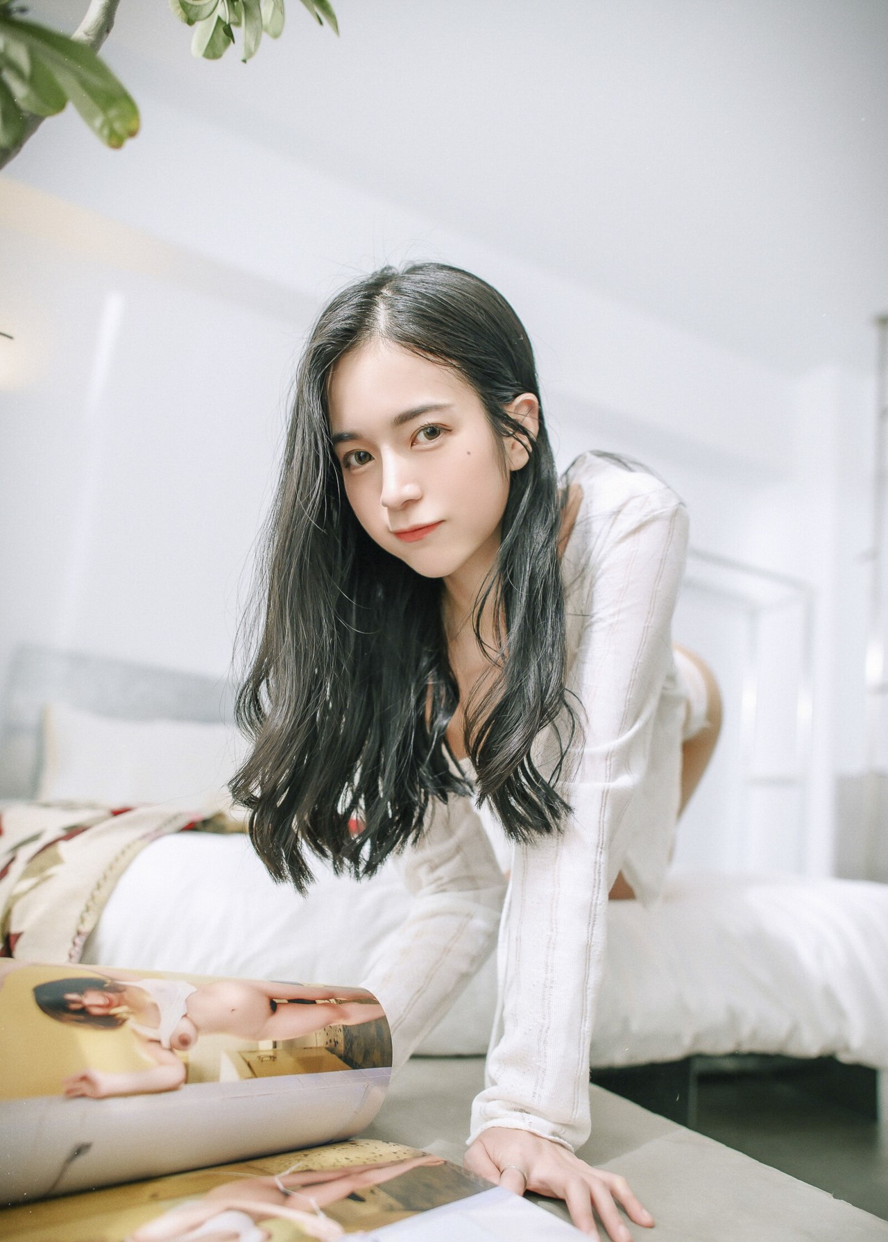 JVID辰辰《妖精女友》写真照，内裤，慵懒与性感美图插图2