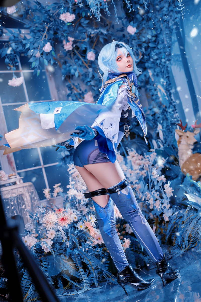 Joyce Lin2x Eula Cosplay Genshin Impact 高清写真 40P插图2