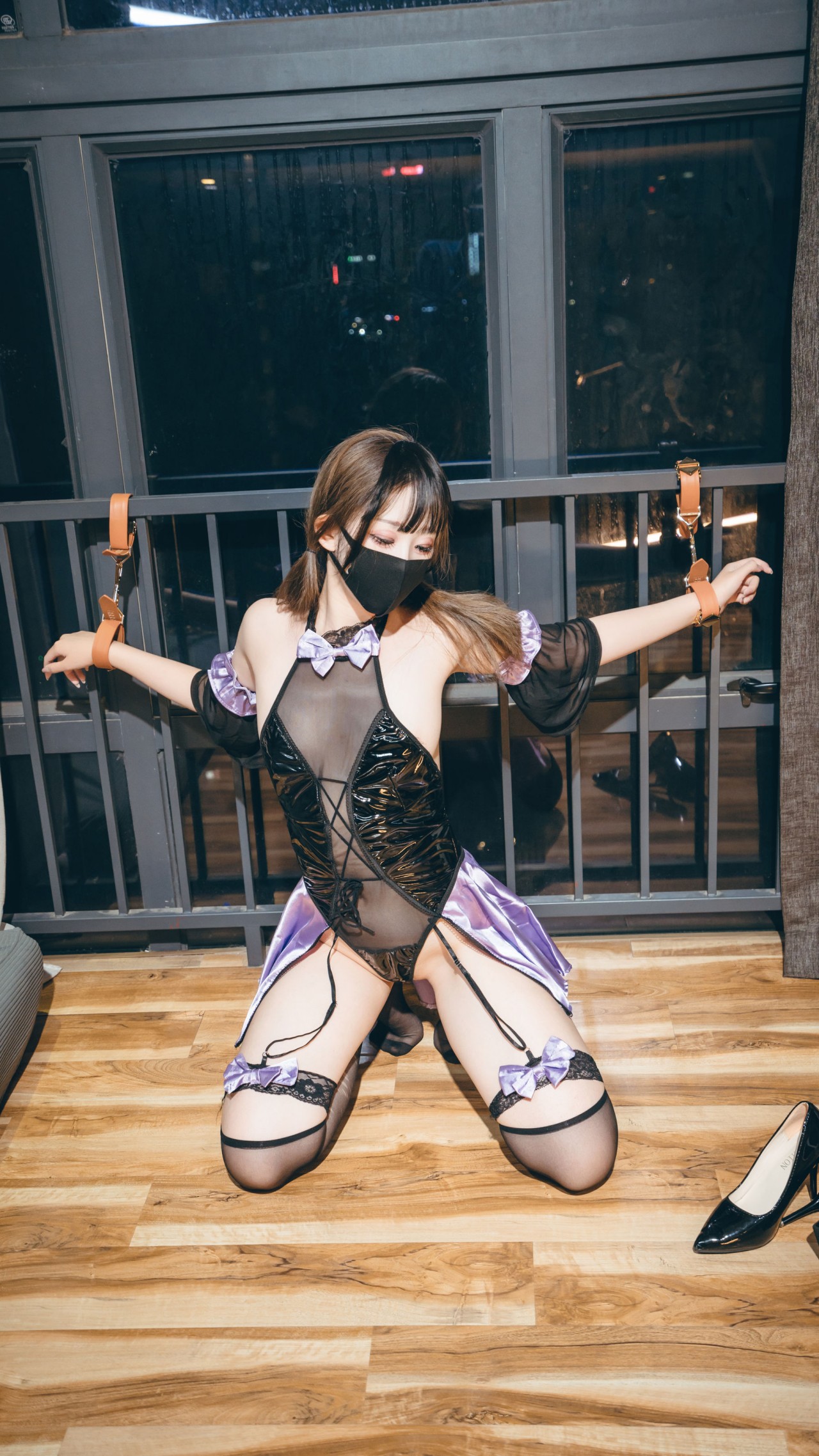 茶籽ccz COS《叛逆の魅魔》写真，隐若现的身体曲线插图6