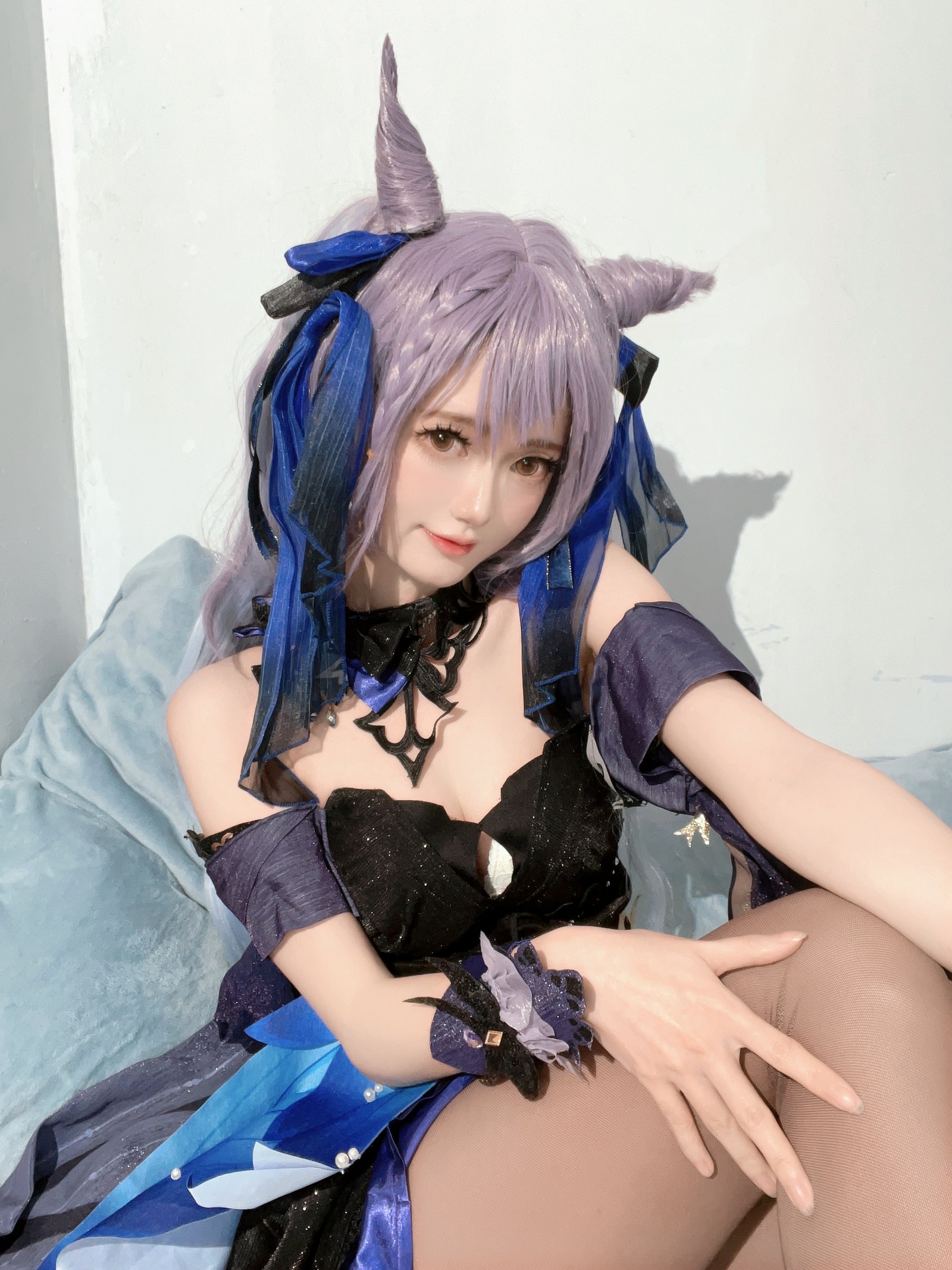 趴趴捣蛋陌 刻晴 Cosplay 写真合集｜原神人气角色 写真＋视频（92P＋1V｜677MB）插图4