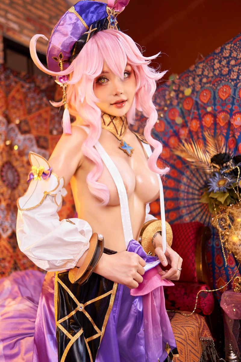 Joyce Lin2x Dori Cosplay Genshin Impact 高清写真 48P插图6