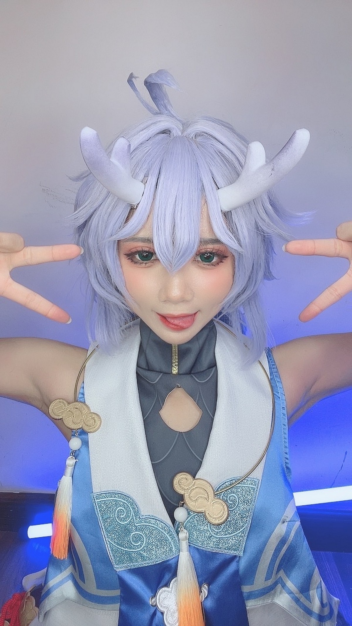 PoppaChan Bailu Cosplay Deluxe (Honkai Star Rail) – 155 Photos 12 Videos 459MB插图1