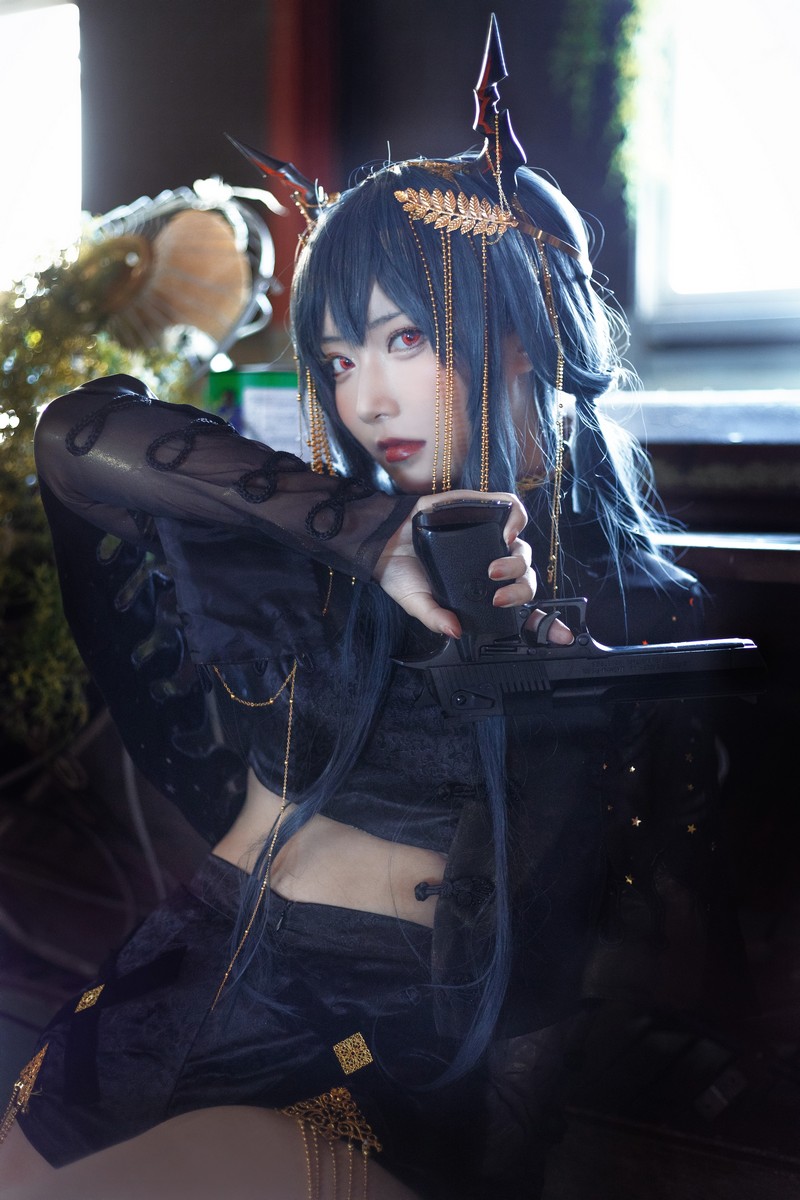 切切Celia 明日方舟 陈 音律联觉 Cosplay 写真 12P插图