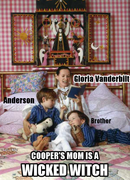Anderson Coopers mom wicked witch