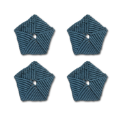 Penkraft Macrame Art Coasters ( Set Of 4 ) DIY Kit | Complete DIY Craft Kit for Beginners & Hobby Artists