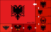 1 Frang Ar. Reino de Albania 1935 The-history-and-evolution-of-albanian-flag-by-superskill1995-d88xs5k-pre