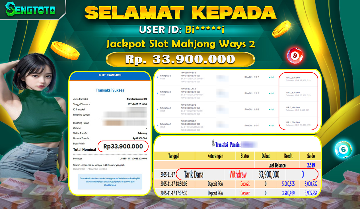 BUKTI PEMBAYARAN SLOT MAHJONG WAYS 2