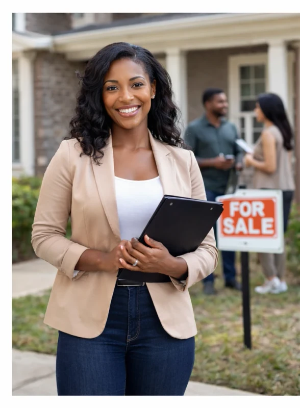 Black licensed real estate professionals providing expert property guidance and market insights to investors in Ghana