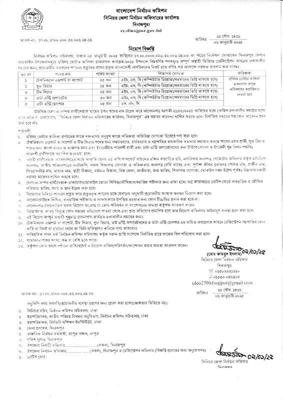 Election-Office-Dinajpur-Job-Circular-2025-PDF