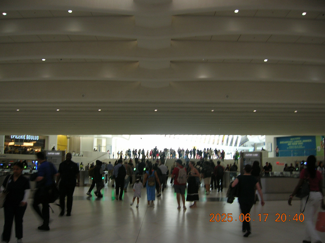 Inside the World Trade Center.
